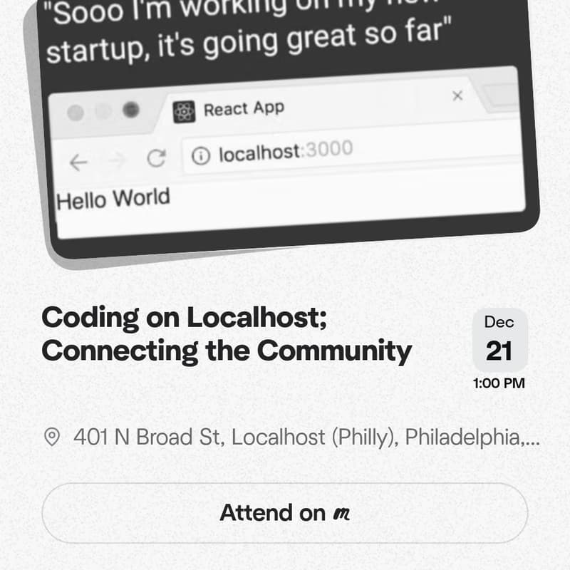 Cover Image for Coding on Localhost; Connecting the Community