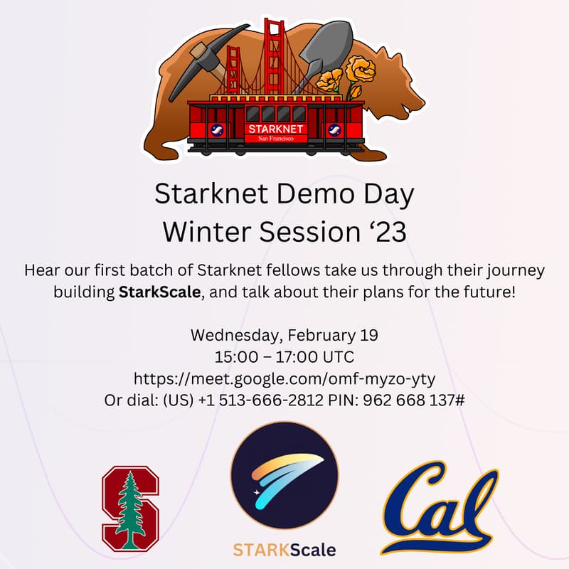 Cover Image for Starknet Fellowship Demo Day