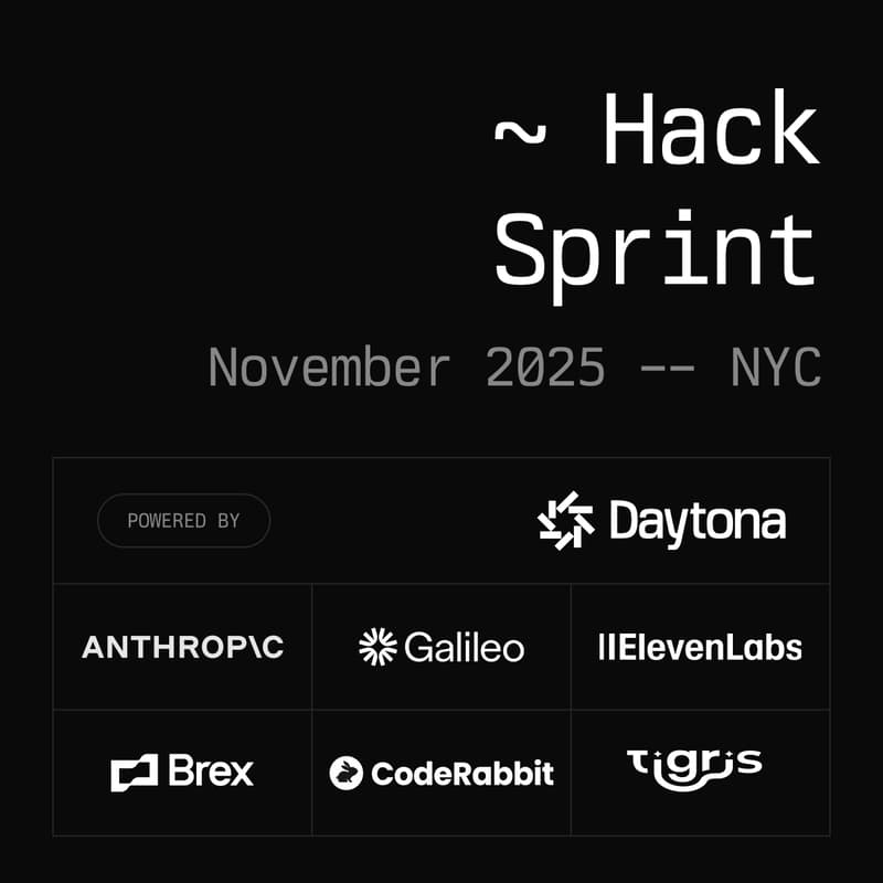 Cover Image for Daytona HackSprint - NYC, November 2025