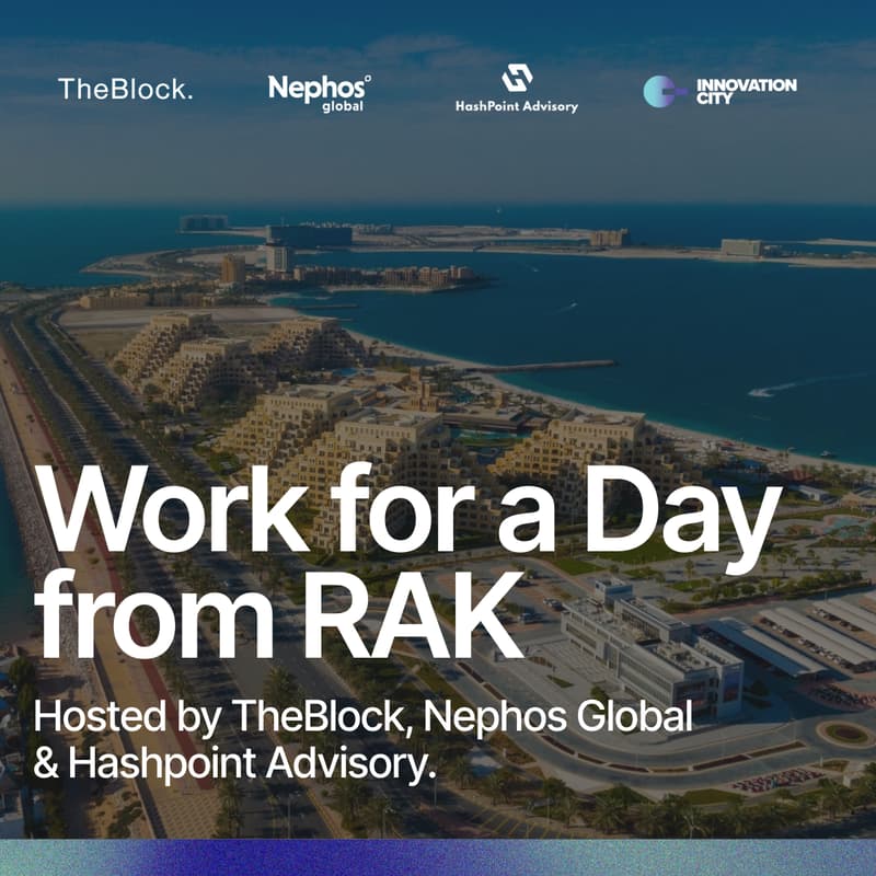 Cover Image for Work for a Day from RAK Hosted by TheBlock., Nephos Global, Hashpoint Advisory & Innovation City