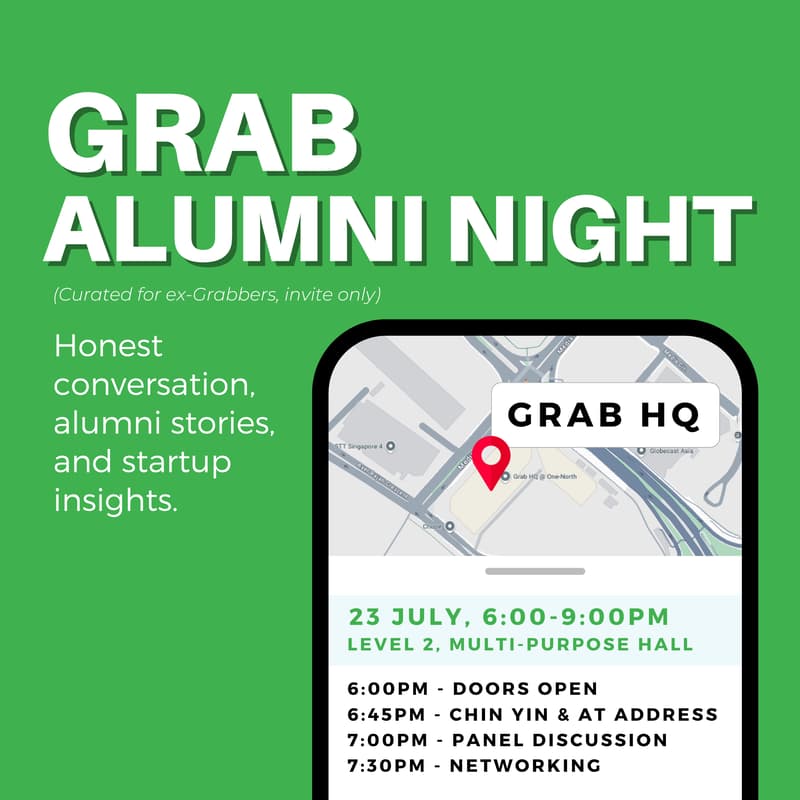 Cover Image for Grab Alumni: Reunited & Building