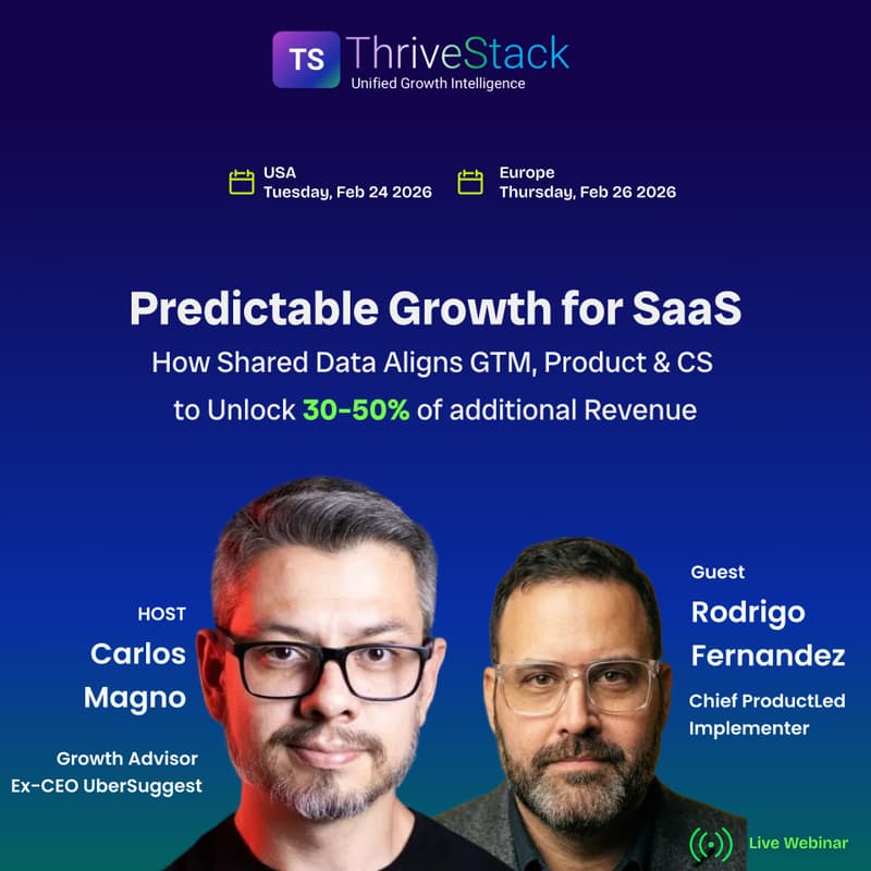 Cover Image for Predictable Growth for SaaS: How shared data can unlock 30-50% additional Revenue