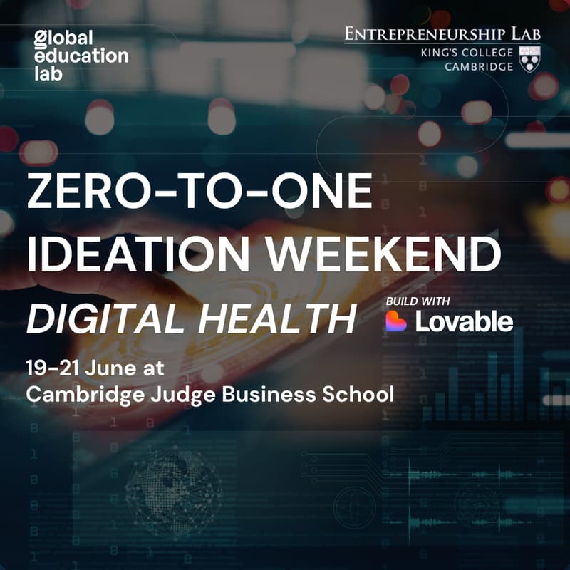 Cover Image for Zero-To-One Ideation Weekend