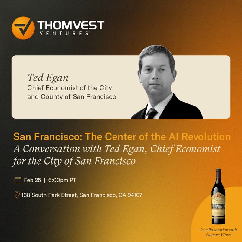 Cover Image for San Francisco: The Center of the AI Revolution - A Conversation with Ted Egan, Chief Economist for the City of San Francisco