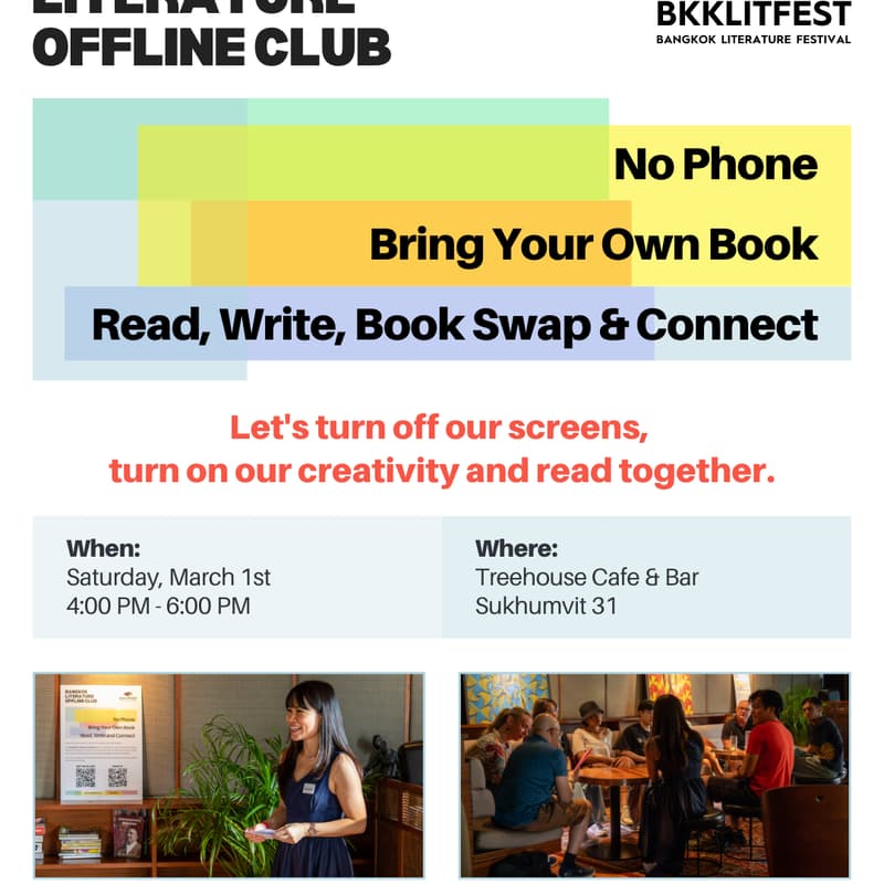 Cover Image for Bangkok Literature Offline Club EP3 - March 1st, 2025