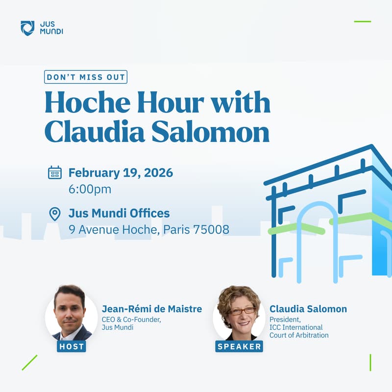 Cover Image for Hoche Hour: Breaking Barriers with Claudia Salomon – The Future of Global Arbitration