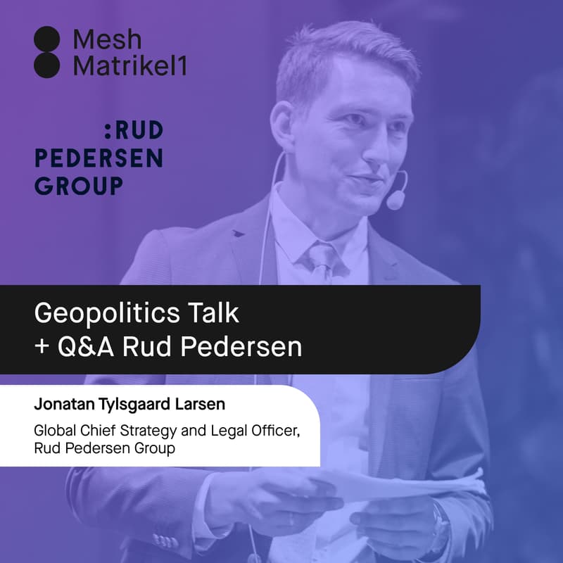 Cover Image for Geopolitics & Startup: Stay Ahead of the Curve - with Rud Pedersen