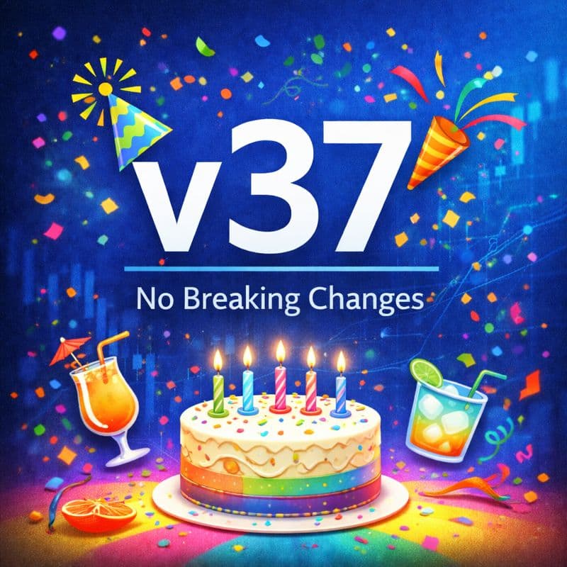 Cover Image for v37 — No Breaking Changes