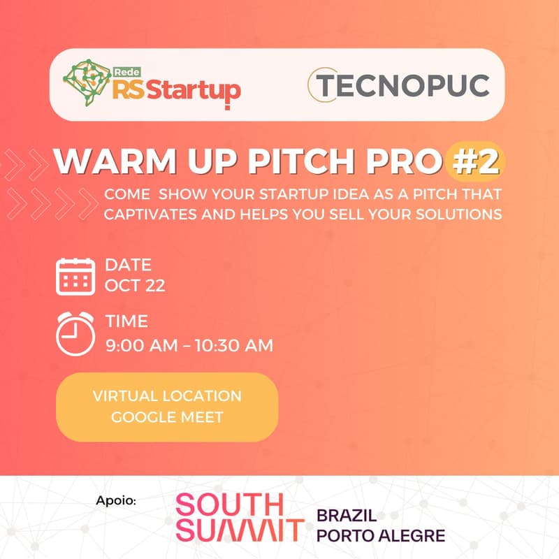 Cover Image for Pitch Pro #2 | WARM UP SOUTH SUMMIT BRAZIL 2025