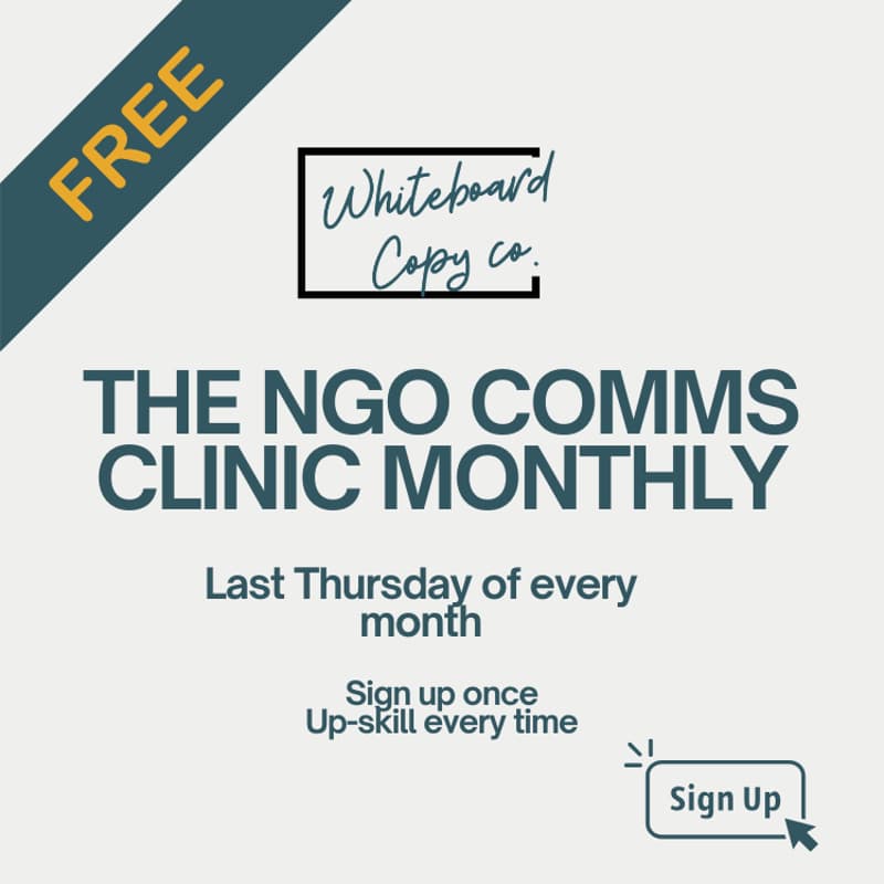 Cover Image for NGO Comms Monthly - Centring Dignity