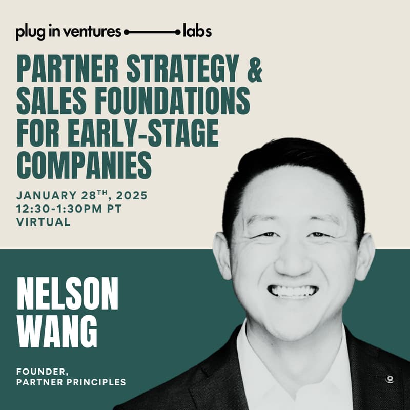 Cover Image for Partner Strategy & Sales Foundations for Early-Stage Companies