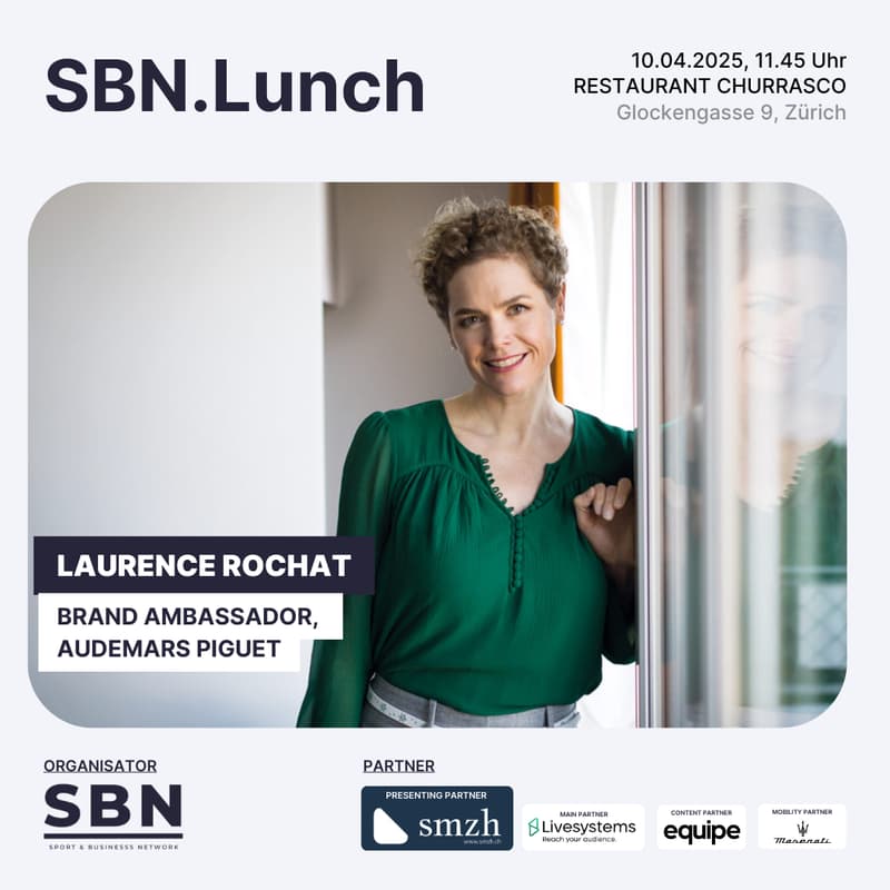 Titelbild für SBN.Lunch mit Laurence Rochat