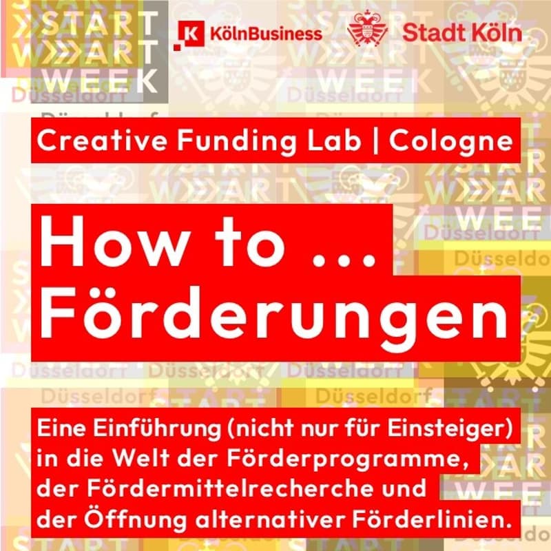 Cover Image for How to … Förderungen (Creative Funding Lab | 01)