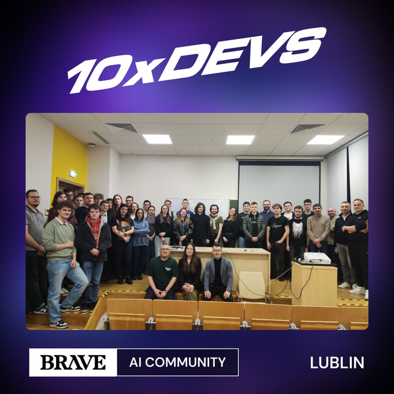 Cover Image for AI w codziennych pracach programistycznych | BRAVE AI COMMUNITY LUBLIN #3