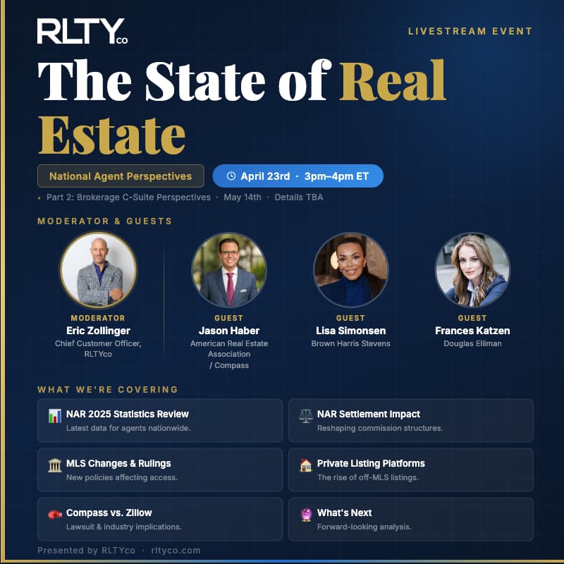 Cover Image for RLTYco Presents: The State of Real Estate - National Agent Perspectives
