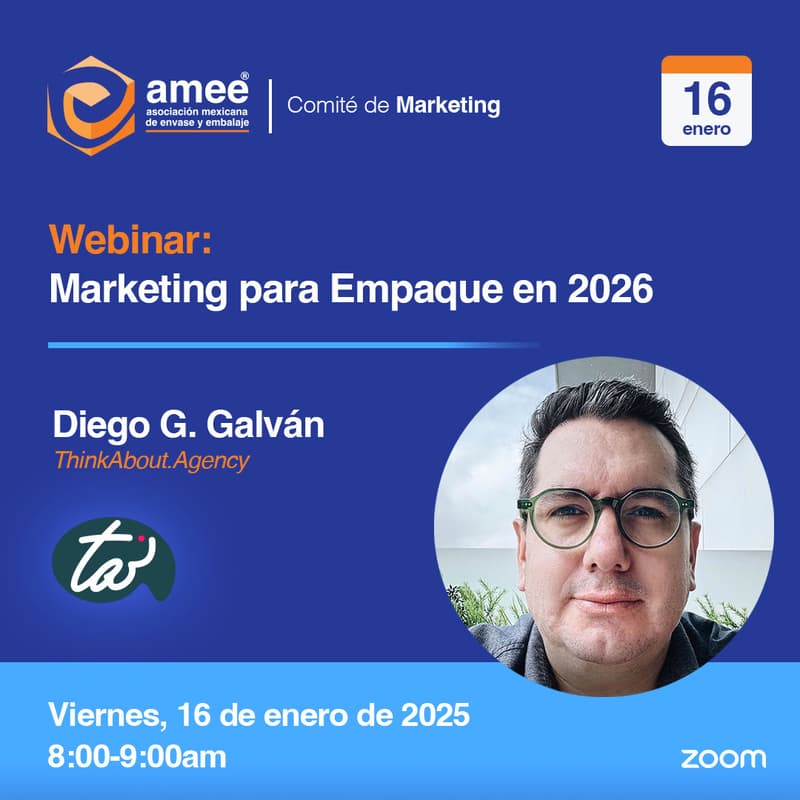Cover Image for Webinar: Marketing para Empaque en 2026 por Diego G. Galván