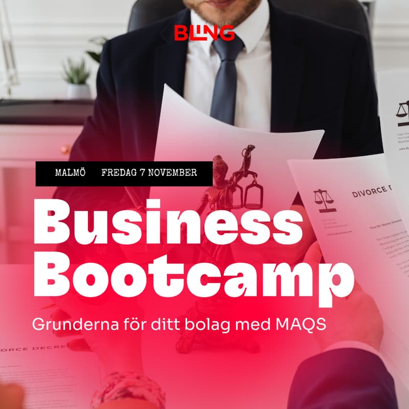Cover Image for Business Bootcamp Malmö: Grunderna för ditt bolag