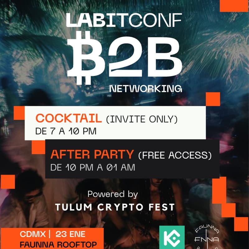 Cover Image for LABITCONF ₿2B Networking 🥂