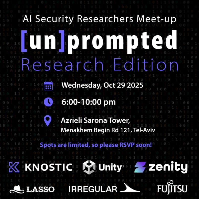 Cover Image for [un]prompted | AI Security Researchers Meet-up