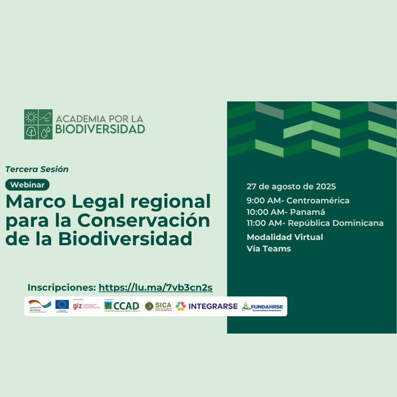 Cover Image for Tercera Sesión: Marco Legal regional para la Conservación de la Biodiversidad