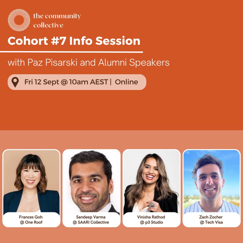 Cover Image for 🏵 Cohort #7 Info Session