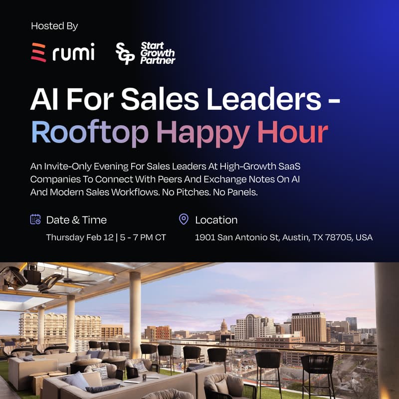 Cover Image for AI for Sales Leaders -Rooftop Happy Hour