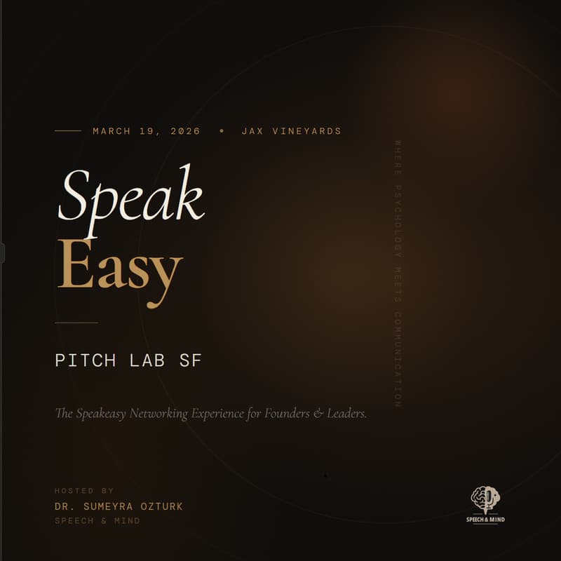 Cover Image for Speak Easy: Pitch Lab SF