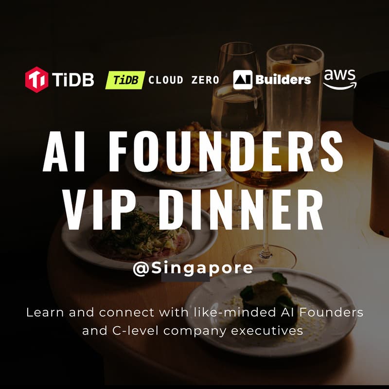 Cover Image for Singapore AI Founders VIP Dinner