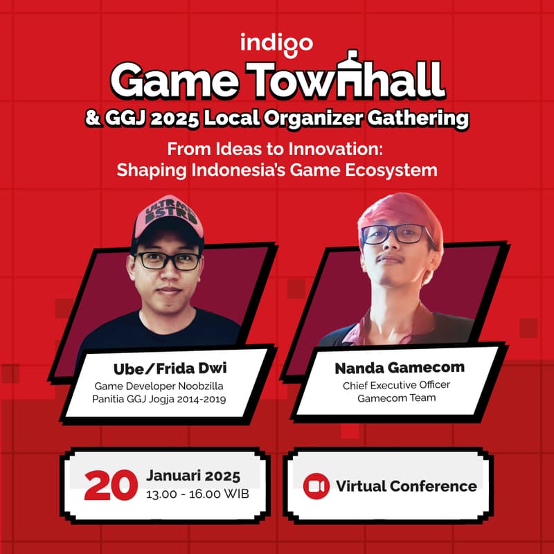 Cover Image for GAME TOWNHALL : From Ideas to Innovation: Shaping Indonesia’s Game Ecosystem