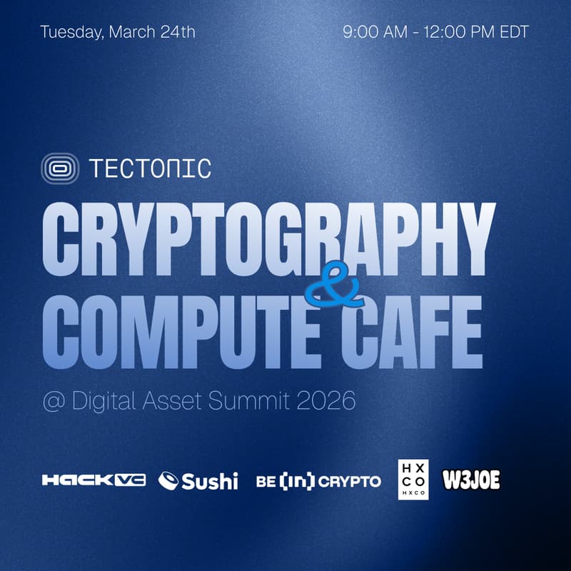 Cover Image for Cryptography & Compute Cafe @ DAS 2026