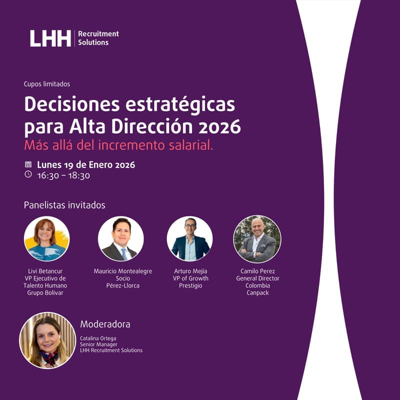 Cover Image for Evento Virtual | Decisiones estratégicas para la alta dirección 2026: Más allá del incremento salarial.