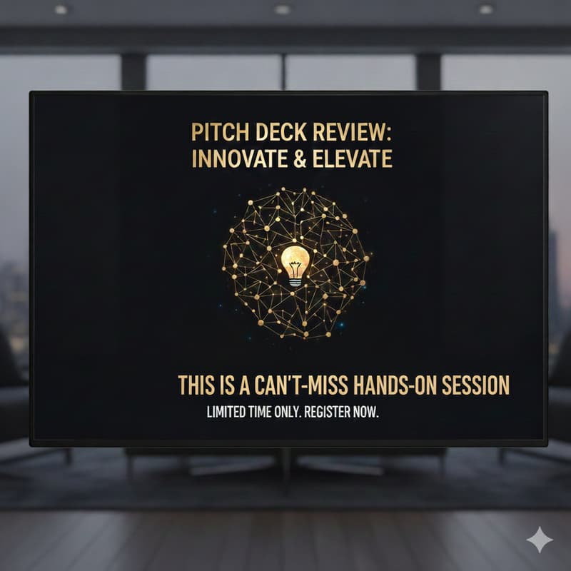 Cover Image for Bi-Weekly Pitch Deck Live Review & Feedback