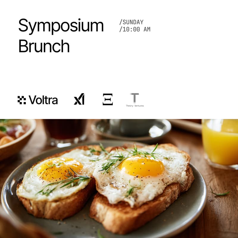 Cover Image for Symposium Brunch w/ Voltra, Relling, xAI, & Theory Ventures