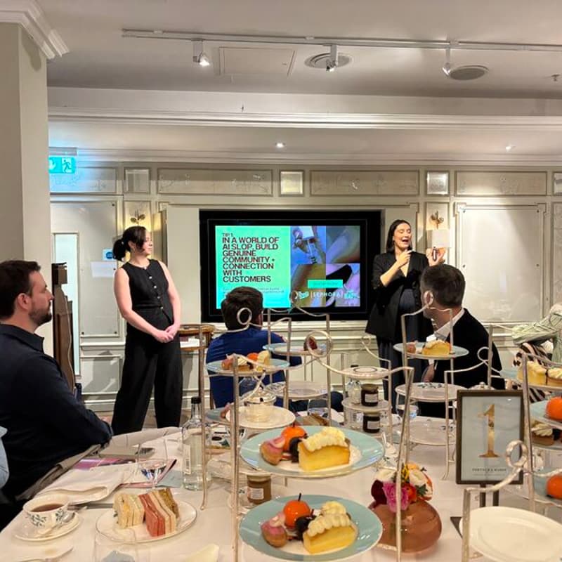 Cover Image for Spilling the Tea at Fortnum & Mason on Funding + Funnels  with Shaded x eComplete + Friends