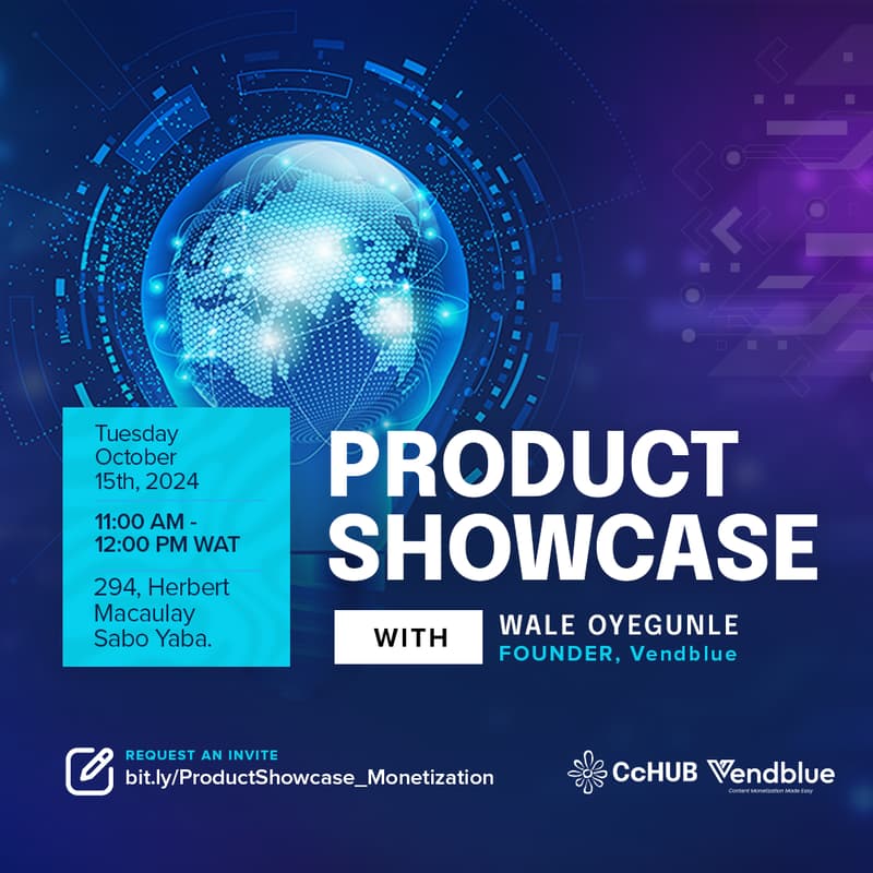 Cover Image for Product Showcase Event -CreaTech Edition.