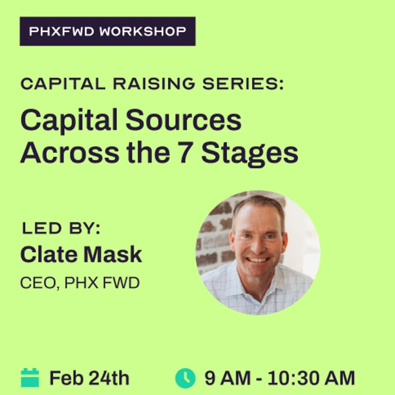 Cover Image for Capital Raising Series: Capital Sources Across the 7 Stages - Choosing the Right Capital at the Right Time