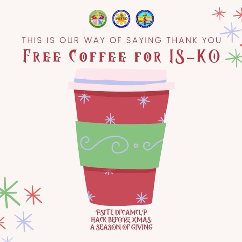 Cover Image for PSITE DFCAMCLP HACK BEFORE XMAS: A SEASON OF GIVING 🎁☕️  AM SESSION