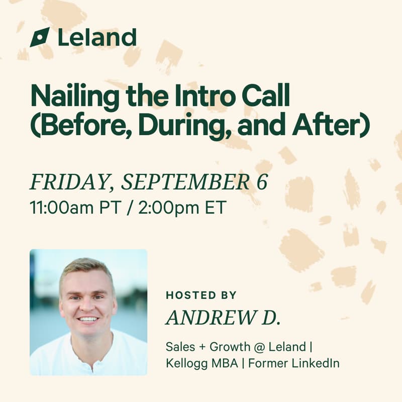 Cover Image for Nailing the Intro Call (Before, During, and After)