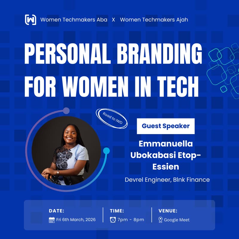 Cover Image for Personal Branding for Women in Tech