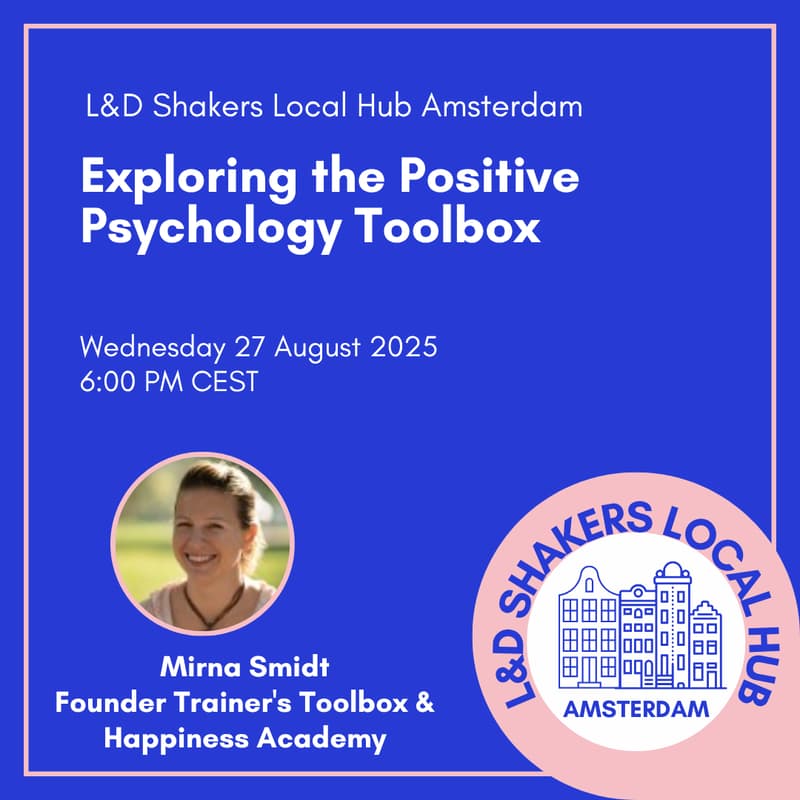 Cover Image for Local Hub Amsterdam: Exploring the Positive Psychology Toolbox