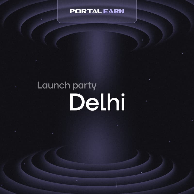 Cover Image for Portal Earn Launch Party - New Delhi