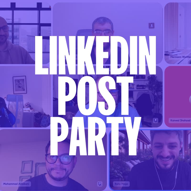 Cover Image for 🎉 LinkedIn Post Party
