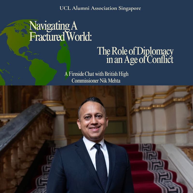 Cover Image for Navigating a Fractured World: A Fireside Chat with British High Commissioner Nik Mehta