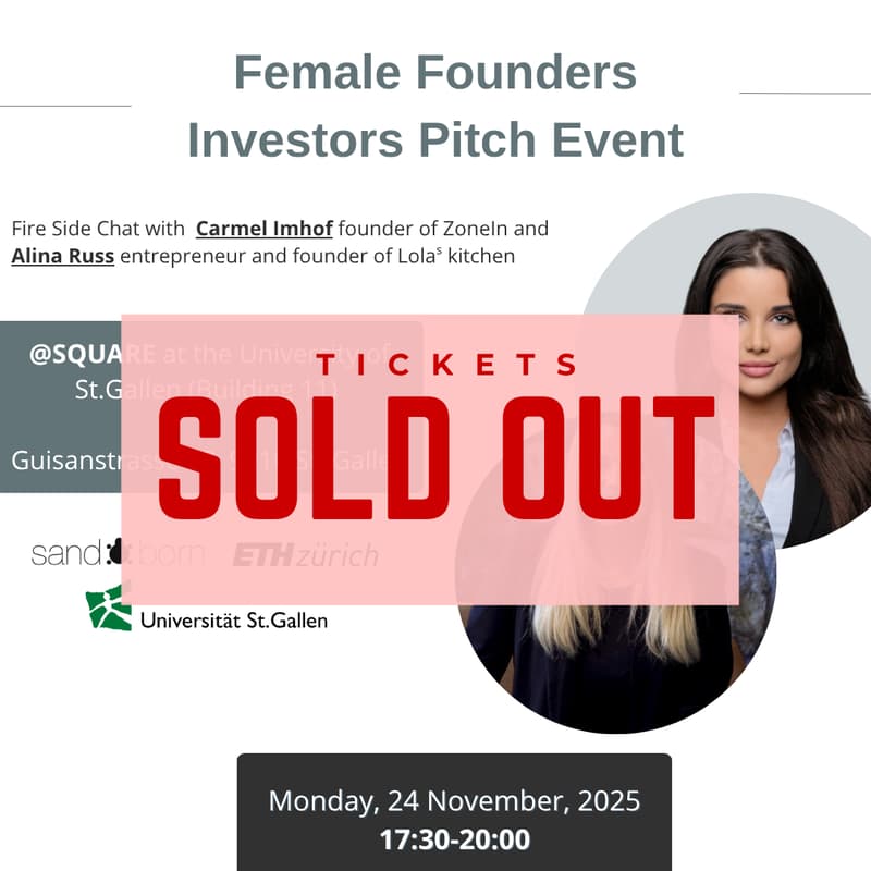Cover Image for Female Founders Investors Pitch Event