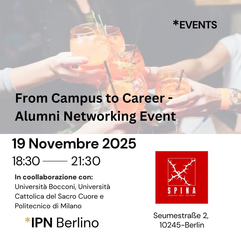 Cover Image for From Campus to Career – Alumni Networking Event - Berlino