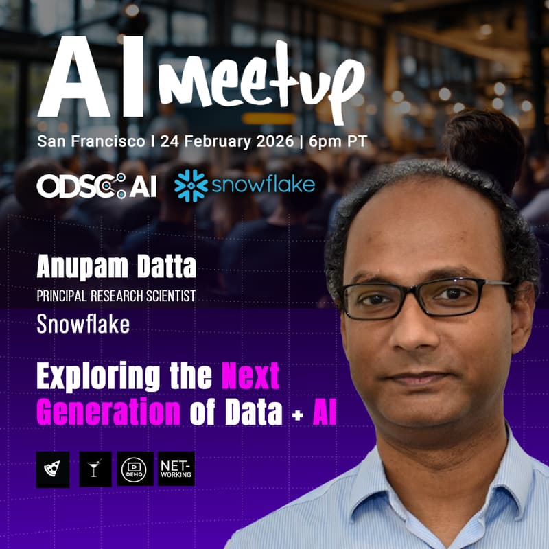 Cover Image for ODSC AI & Snowflake AI Meetup in San Francisco