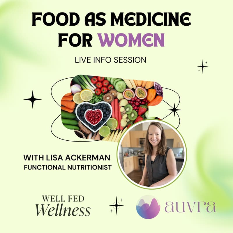 Cover Image for Food as Medicine for Women