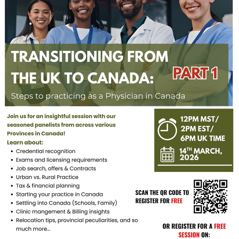 Cover Image for Transitioning from the UK to Canada: Steps to Practicing as a Physician in Canada-Part 1
