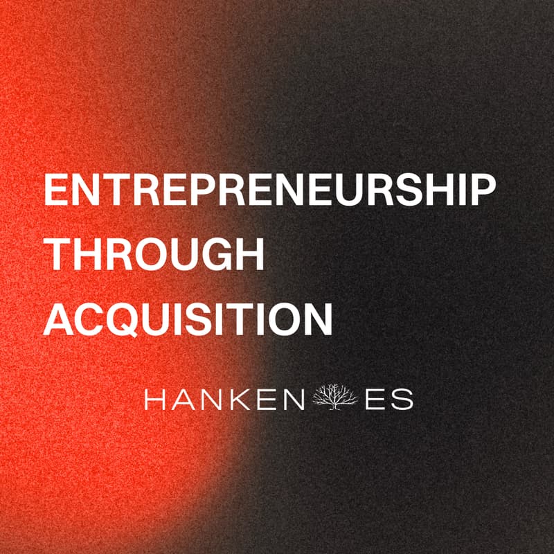 Cover Image for Entrepreneurship Through Acquisition