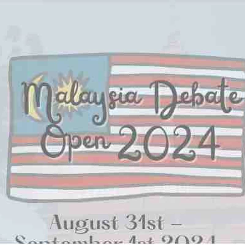 Cover Image for Malaysia Debate Open (External)